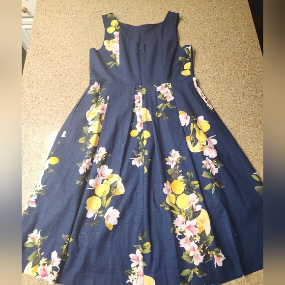 New York & Company Eva Mendez Midi Sundress with Pockets Size 16 - Picture 8 of 12